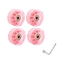 thumbnail image 1 of Ruedas para patines de 4 piezas de 32 x 58 mm 82A con rodamientos para uso en interiores o exteriores, con llave portátil para accesorios de patines, 1 of 6