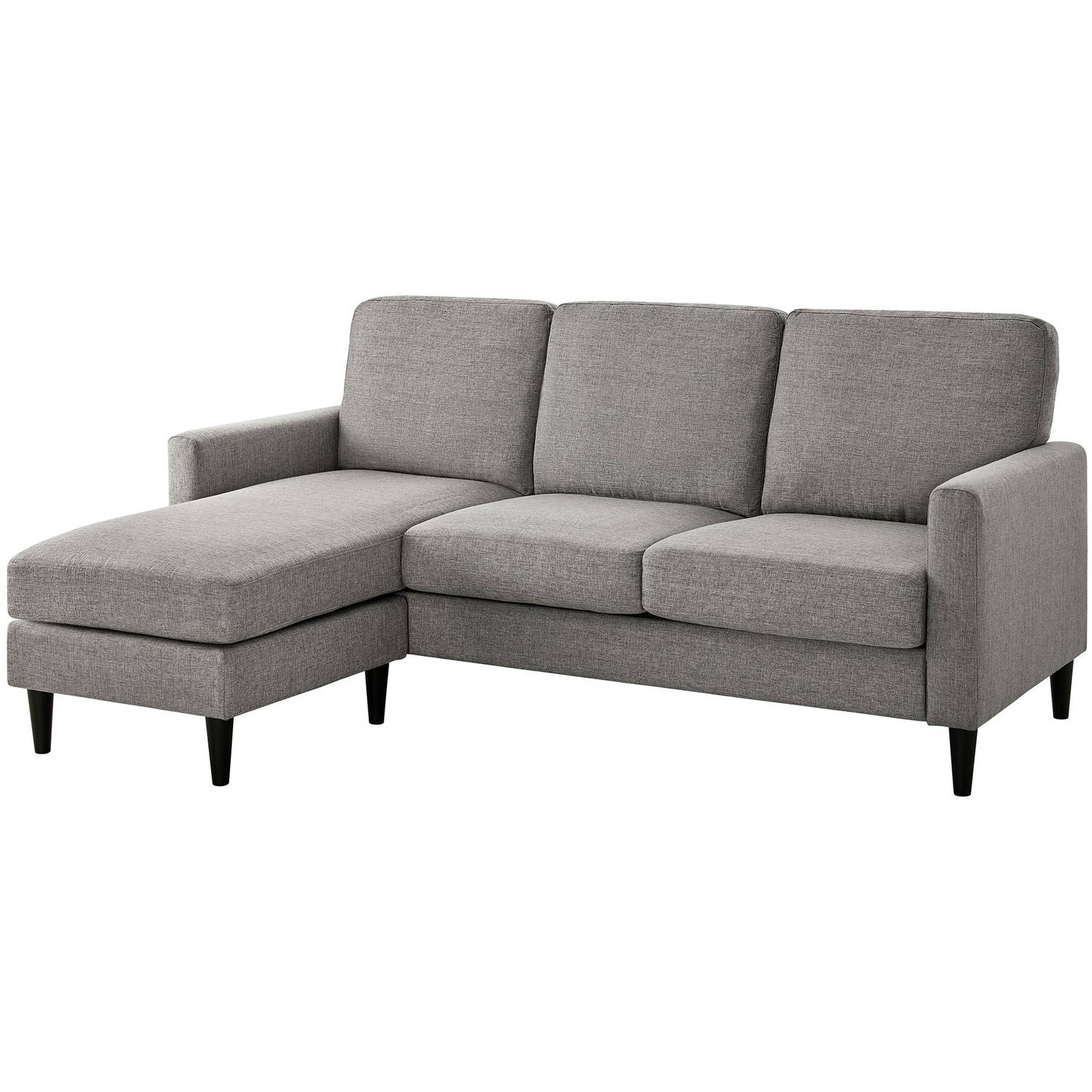 Dorel Living Kaci Reversible Contemporary Upholstered Sectional, Gray - image 3 of 10