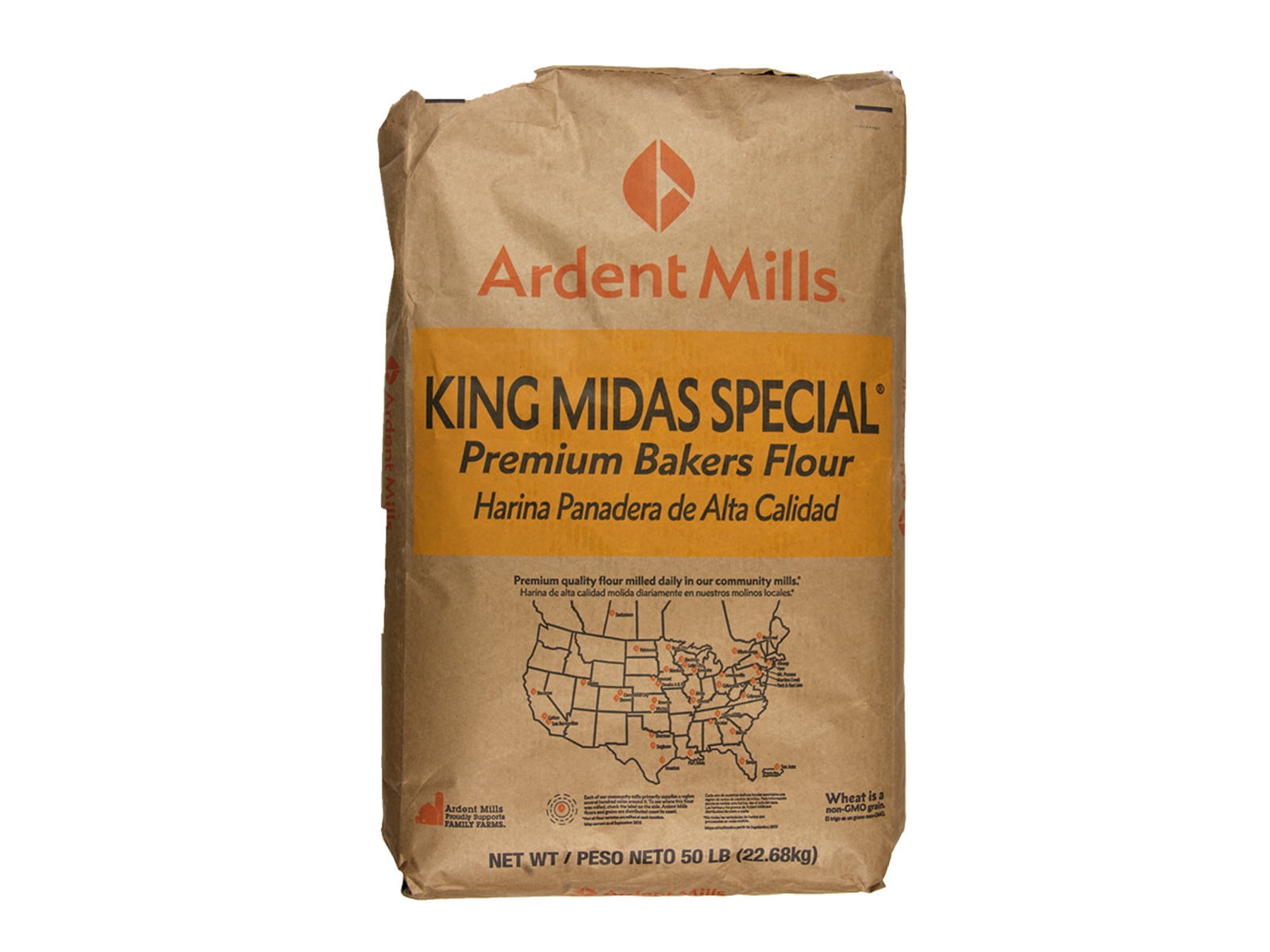 Ardent Mills King Midas Special Premium Bakers Unbleached Flour, 50 lb