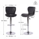 thumbnail image 4 of Set de 2 Bancos Barra, Giratorio Altura Ajustable, Color Negro HOMEMAKE FURNITURE  Contemporáneo, 4 of 6