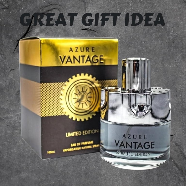 Azure Vantage Limited Edition Eau de Parfum for Men – 3.4 oz / 100