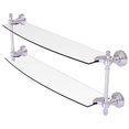 thumbnail image 1 of Retro Wave Collection 24 Inch Two Tiered Glass Shelf - RW-34/24-SCH, 1 of 2