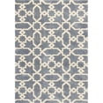 thumbnail image 1 of HomeRoots 353039 5 ft. 3 in. x 7 ft. 7 in. Microfiber Slate Blue Area Rug, 1 of 1