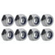 thumbnail image 5 of Tuerca de seguridad con inserción de nailon Ticfox 100 piezas Acero inoxidable A2‑70, 5 of 12