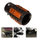 thumbnail image 1 of Tubo de escape trasero de aluminio con cuello de cola universal, ajuste de tubo de escape, estilo industrial, adecuado para tubos de 38 mm a 63 mm, naranja Macarena Garganta trasera del coche, 1 of 8