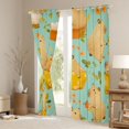 thumbnail image 3 of Erosebridal Cartoon Capybara Animal Curtains Pack of 2 (42x84 Each) For Boys Girls,Fruit Orange Flowers Curtains Blackout For Kids,Lightweight Room Decor, 3 of 6