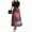 41# Red, variant on UoCefik Spring Maxi Dresses For Women 2025 Elegant Floral Summer Dress Tie Belted Short Sleeve Patchwork Party Flowy a Line Dresses Blue S