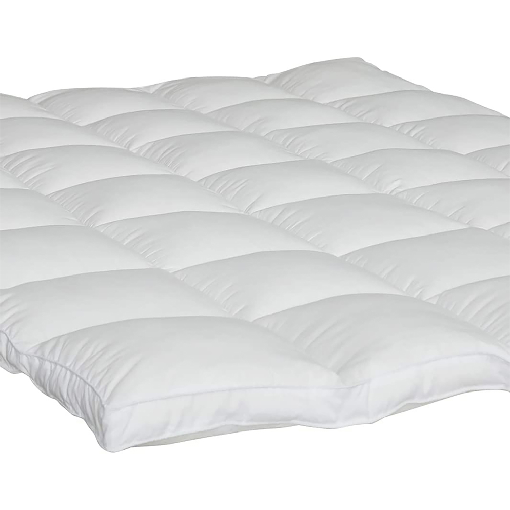 Mattress Topper Queen Pillowtop Bed Topper Cooling Mattress Pad With Anchor Bands Extra Thick