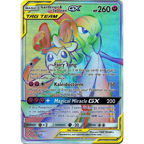 Pokemon Unbroken Bonds Gardevoir Sylveon Team Gx 225 Walmart Com Pokemon Unbroken Bonds Gardevoir Sylveon Team Gx 225 Walmart Com