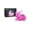 Pink, variant on 3D Crystal Building Block Bunny DIY Educational Toy Birthday Gift for Kids, White