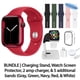 thumbnail image 1 of Apple Watch Serie 7 reacondicionado (GPS, 41 mm), Caja de Aluminio Rojo con Correa Deportiva Roja, Incluye 5 Correas Adicionales, Base de Carga, Protector de Pantalla y Cargador de 2 Amperios, 1 of 1