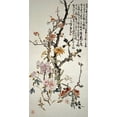 thumbnail image 2 of Qifeng, Gao 14x24 Gold Ornate Wood Framed with Double Matting Museum Art Print Titled - Ten Spring Flowers, 2 of 4