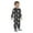 Black-1, variant on Family Halloween Pajamas Matching Sets Halloween Costumes 2024 Family Halloween Pumpkin Spider Ghost Printed Pajamas Funny Zipper Hooded Jumpsuit Pjs Matching Onesie
