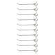 thumbnail image 4 of Ganchos para tablero de clavija, soporte de herramientas de montaje en pared, estantería, accesorios de ganchos de pared, 10 Uds. Estilo B kusrkot Ganchos para listones, 4 of 8