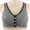 Black, variant on SROBPTY Shaping Plus Size Summer Bras for Womens Traceless Comfortable No Steel Ring Breathable Gathering Front Opening Buckle Bra