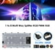 thumbnail image 1 of Ventilador ARGB de 5 V/3 pines PWM HUB 1 a 8 divisor para placa base de PC (4D + carcasa), 1 of 7