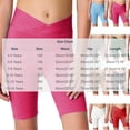 thumbnail image 3 of Babcutegg Girls Summer Fashion Cross Waist Athletic Shorts – Kids 4-14 Years Old, Casual Solid Color Sport Biker Shorts Red Size 4T, 3 of 9