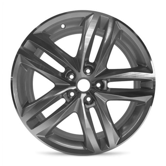 New OEM Replacement Wheel 19x7.5 in for 2018-2022 GMC Terrain Machined Silver 19 inch Aluminum Rim