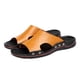 thumbnail image 5 of Guardurnaity 2 piezas de zapatillas de cuero para hombre, zapatos de verano, sandalias suaves, cómodas, transpirables, para playa, casa, paseo, Amarillo treinta y ocho 2Conjunto, 5 of 6