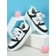 thumbnail image 4 of Women Two Tone Skate Shoes, Lace-up Front Sporty Sneakers, 4 of 5