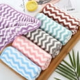 thumbnail image 5 of yulier 10 Pack Kitchen Dish Cloths 12"x12" Dish Towels Nonstick Oil Dish Rags Super Absorbent Soft Small Towels with Hanging Loop, Fast Drying Hand Towels for Bathroom Kitchen, Gray, 5 of 5