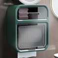 thumbnail image 1 of Toilet Paper Box,  Wall Mounted Tissue Box Double Layer  for Bathroom, 1 of 8