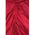 thumbnail image 4 of Beautybatik Red Women Plus Size Cotton Ruched Front Victorian Renaissance Medieval Maxi Ruffled Skirt With Pockets 2x, 4 of 5