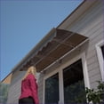 thumbnail image 5 of Door Window Awnings for Wooden House Entrance, 79" x 34" Walnut Brown Roof | PC | Square, 5 of 11