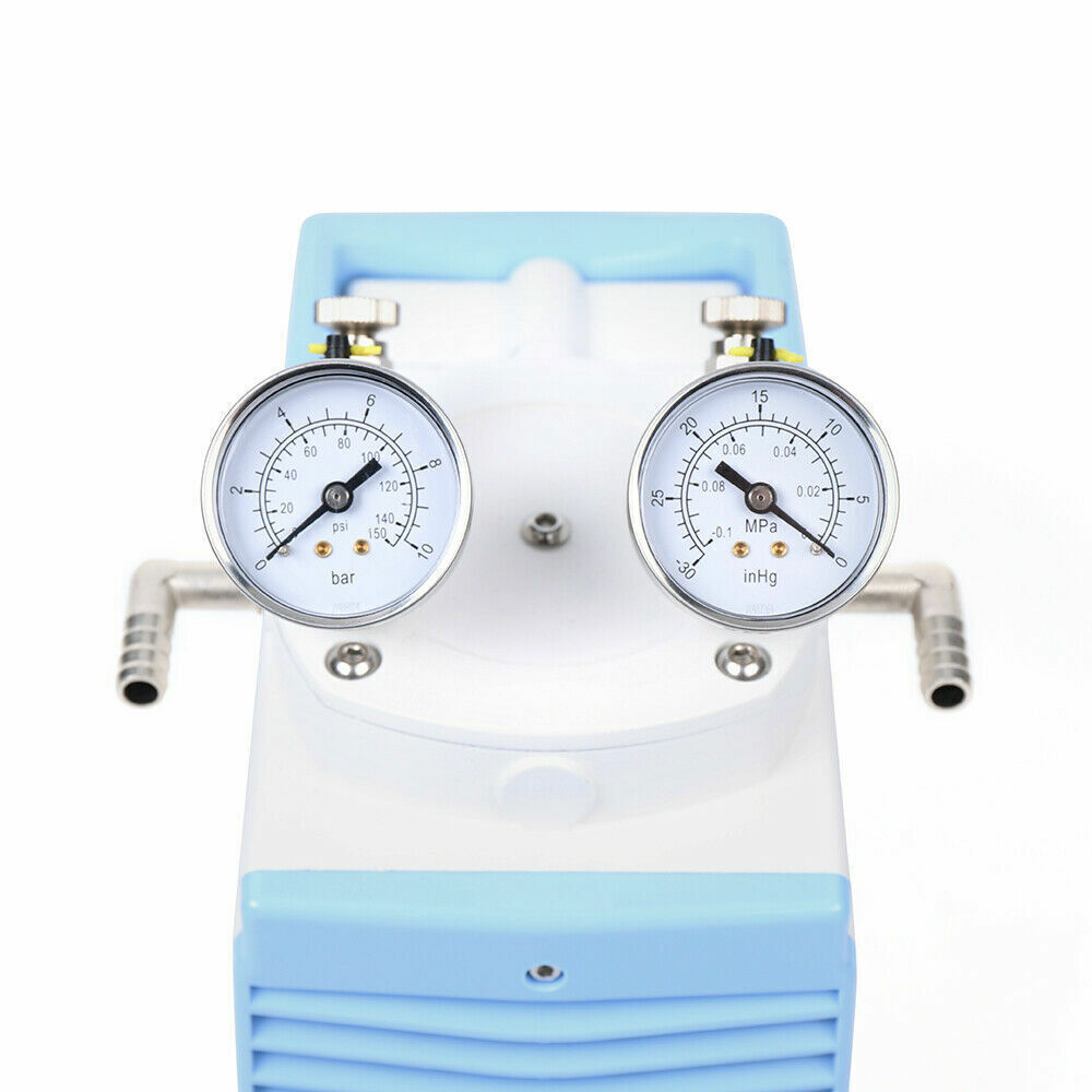 DENSET 0.5A Oil Free Diaphragm Vacuum Pump For Vacuum Filtration Lab Tool 30L/min 110V