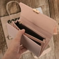 thumbnail image 4 of ADDHAT Billetera Larga De Estilo Para Mujer Con Material Premium PU Color Rosa, 4 of 7