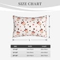 thumbnail image 4 of Rateoe Milk Tea Pattern Pillow Covers with Invisible Zipper(Pillows are not Included) Standard Pillowcases-14"x20", 4 of 6
