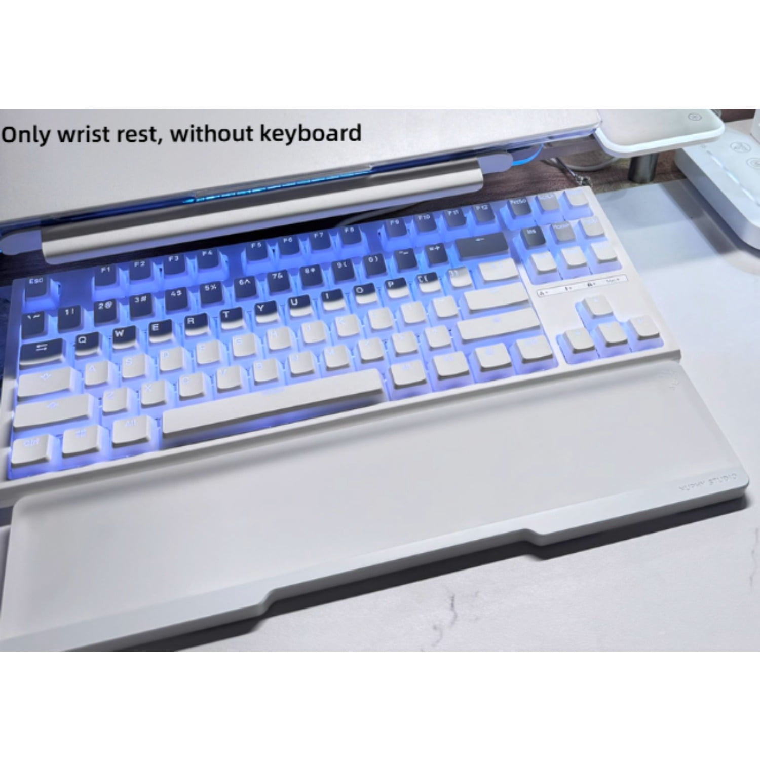 Ergonomic Wrist Rest for Field75 Keyboard, Acrylic Construction for Typing Comfort
