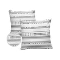thumbnail image 2 of Boho Black Line Triangle Outdoor Pillow Covers Waterproof Throw Pillow Cover 20x20in Set of 2,Square Decorative Pillowcases Cushion Case for Patio Sofa Couch,Modern Aesthetic Art on White, 2 of 7