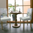 thumbnail image 3 of Dining Chair Covers Set of 6,Thanksgiving Colorful Pumpkin Universal Stretch Kitchen Seat Covers Parsons Chair Protector Slipcover for Home Restaurant Party Decor,Autumn Leaf Flower Rustic Wood, 3 of 6