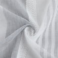 thumbnail image 4 of 2 Panels Semi Sheer Tulle Curtains, Faux Linen Stripe Grommet Voile Curtain Drapes, 4 of 8