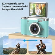 Budget Digital Camera Qwtwty Student Digital Camera 2.4 Inch Flip Screen Autofocus 1080P High Definition Selfie Beauty Camera