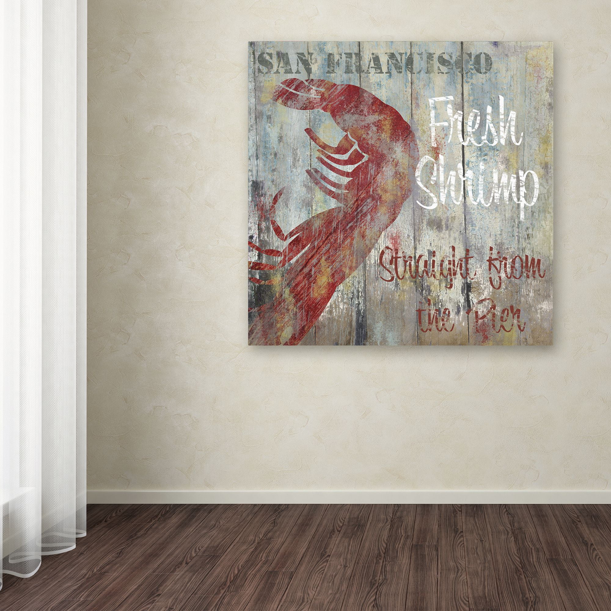 Trademark Fine Art "Restaurant Seafood I" Canvas Art by Color Bakery