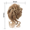 thumbnail image 3 of Synthetic Messy Curly Chignon Dount Hair Bun with Elastic Band Synthetic Fibre Ponytail Hairpiece, 3 of 7
