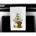 thumbnail image 3 of Carolines Treasures BB1606WTKT Christmas Tree and Chocolate Labrador White Kitchen Towel Set of 2 Dish Towels 19 X 25", 3 of 3