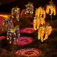 thumbnail image 6 of TOPRenddon Yard Decor,LED Lights, Solar Energy Wisteria Flower Lights, Outdoor Courtyard Ground Mounted Lights, Lights, Garden Simulated Flower Decorative Lights, 6 of 8