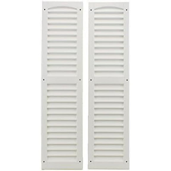 , Louvered Shed Shutter or Playhouse Shutter White 9" X 36" Sold by The Pair$$Tools & Hardware Other