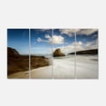 thumbnail image 2 of Rushing Waters into Rocky Mountains - Seashore Photo Canvas Print, 2 of 3
