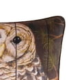 thumbnail image 3 of Owl Digital Print Throw Pillow, 18" x 18", 3 of 4