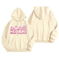 thumbnail image 1 of Mode Décontractée pour Femmes à Manches Longues 2025 Sweat à Capuche Imprimé Chiffres Tunique Française Grande Taille Robe Décontractée Haut Décontracté Sweat à Capuche à Fermeture à Glissière pour Femmes Hiver, 1 of 3