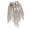 Silver AB, variant on Golden Rhinestone Tassel Shoulder Epaulet Teardrop Decorative Badge for DIY Suits Jackets 7.1 in / 18 cm