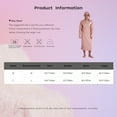 thumbnail image 7 of iiniim Men's 2Pcs Pajamas Set Long Sleeve Striped Kaftan Sleepwear Night Shirt with Sleeping Cap Khaki M, 7 of 7