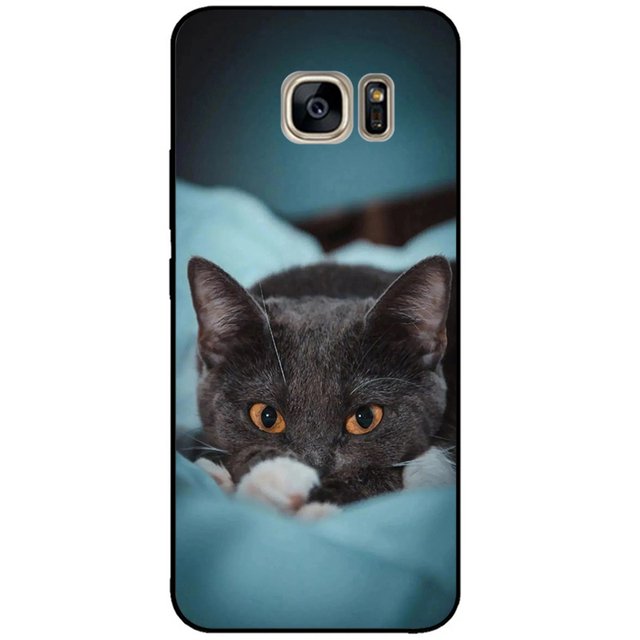 For Samsung Galaxy S7 Edge Silicone Case Cute Pattern Soft TPU Phone Cover For Samsung Galaxy S6 S7 S 7 Edge Back Cover Bumper