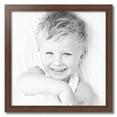thumbnail image 2 of ArtToFrames 24x24" Honors Mahogany with Gold Picture Frame, Brown Wood Poster Frame, with Regular Acrylic (FBPL-5156), 2 of 7