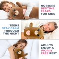 thumbnail image 4 of Almohada corporal de peluche oso Cuddle Paws, 89 cm, suave para abrazar, 4 of 8