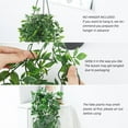 thumbnail image 4 of Hanging Artificial Potted Plants - Small Faux Indoor Outdoor Greenery, 4 of 6